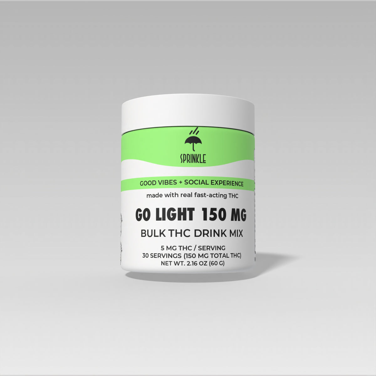 GO LIGHT - BULK THC Drink Mix [5mg serving]