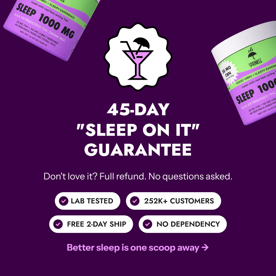 SLEEP BULK - THC Drink Mix