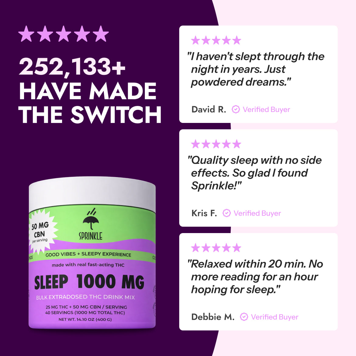 SLEEP BULK - THC Drink Mix