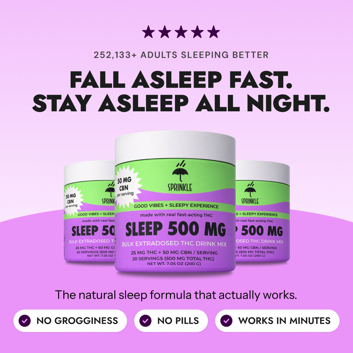 SLEEP BULK - THC Drink Mix